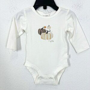 Firsts by Petit Lem Newborn Fall Pumpkin Cozy First Halloween Longsleeve NWT